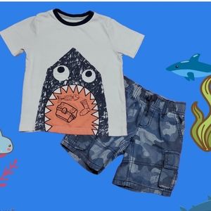 GYMBOREE TODDLE BOY OUTFIT SIZE (2T).